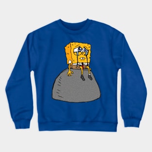 sad sponge Crewneck Sweatshirt